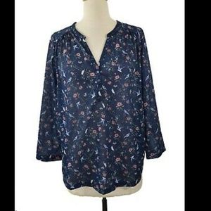 H&M Cute Blue Blouse!